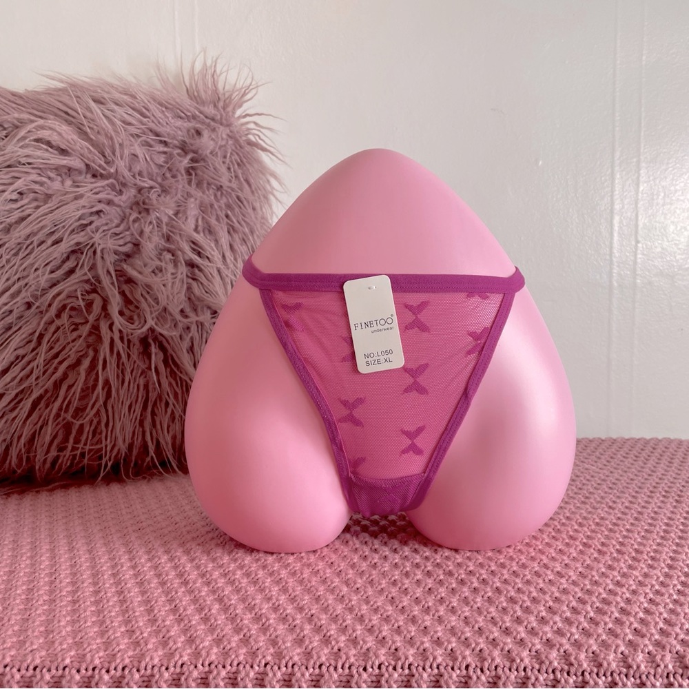 NWT - Large - sexy pink panties underwear thong